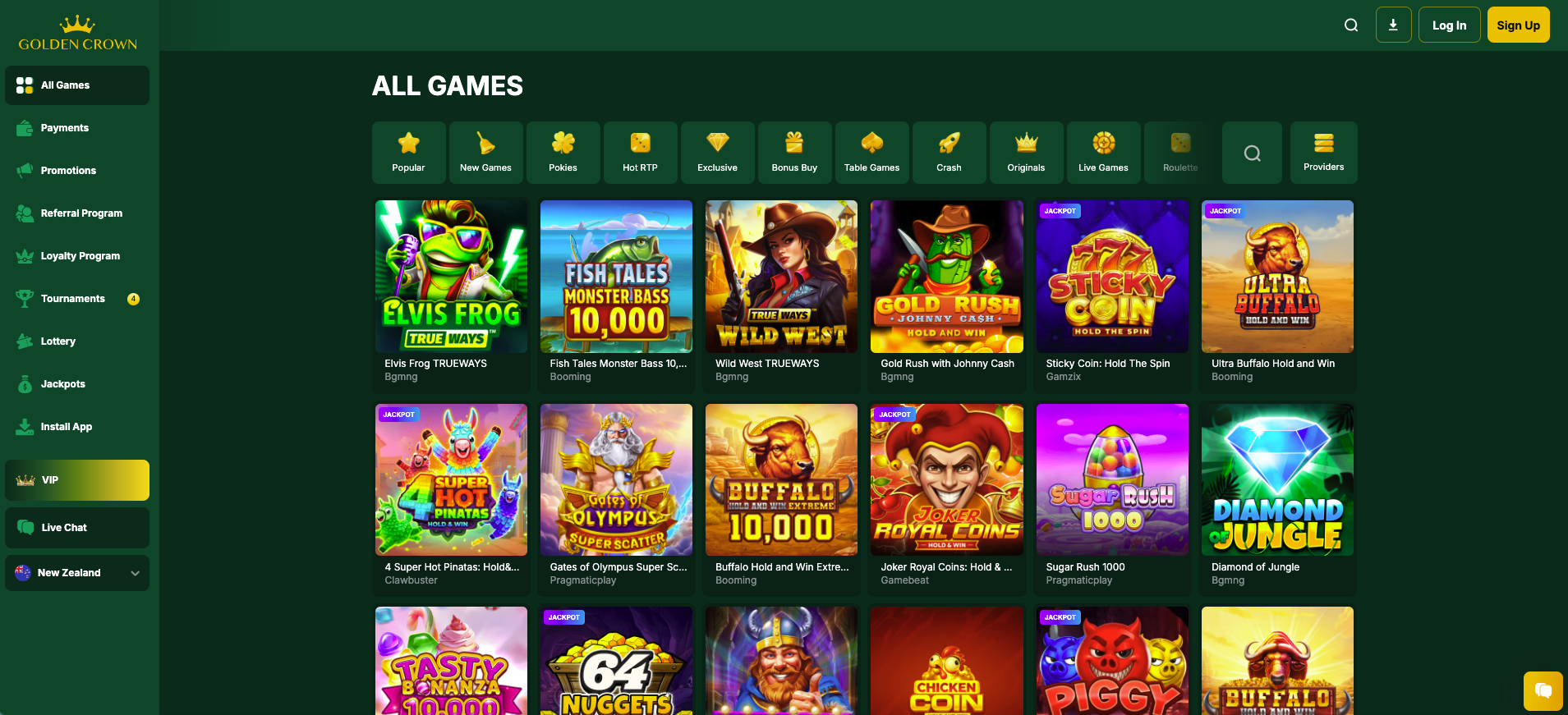 Goldencrown Casino screenshot