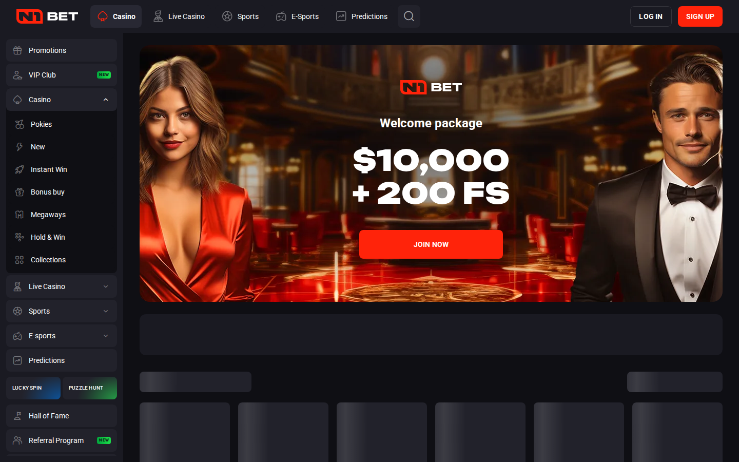 N1Bet Casino screenshot